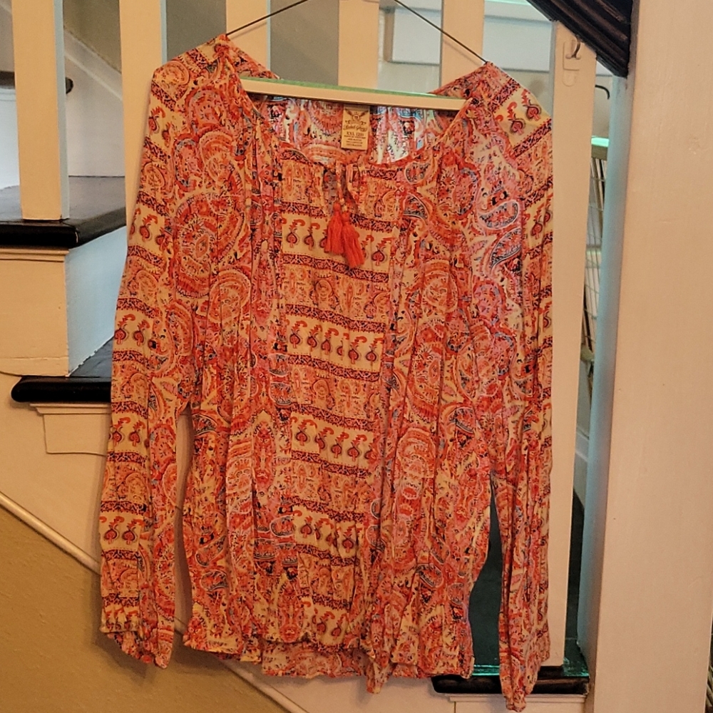Faded Glory Size 20 Boho top